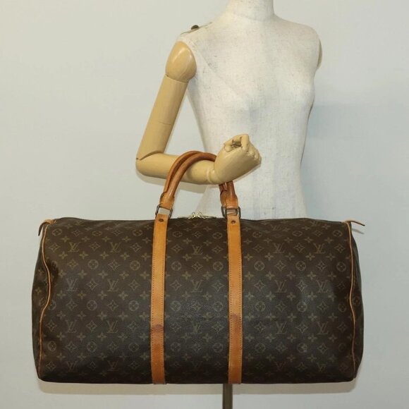 Louis Vuitton Handbags - LOUIS VUITTON Monogram Keepall 60 Boston Bag M41422 LV Auth 140746